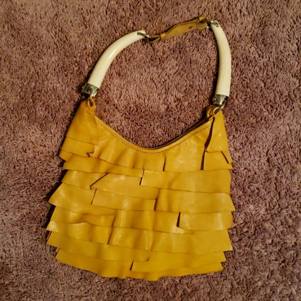 Yves saint lauren MOMBASA LEATHER HANDBAG
